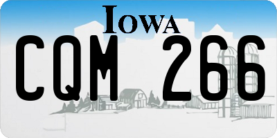 IA license plate CQM266