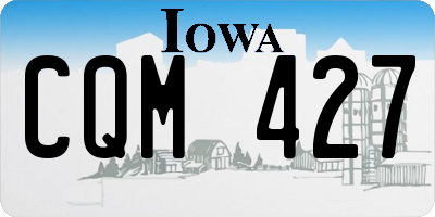 IA license plate CQM427