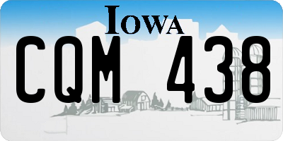 IA license plate CQM438