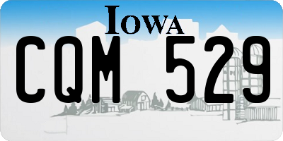 IA license plate CQM529