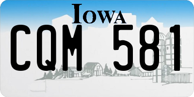 IA license plate CQM581