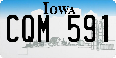 IA license plate CQM591