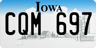 IA license plate CQM697