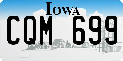 IA license plate CQM699