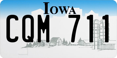 IA license plate CQM711