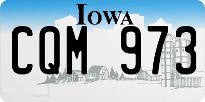 IA license plate CQM973