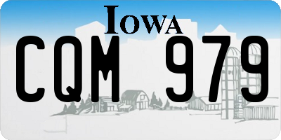 IA license plate CQM979
