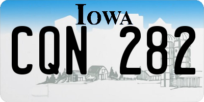 IA license plate CQN282
