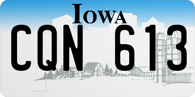 IA license plate CQN613