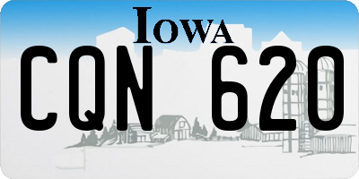 IA license plate CQN620