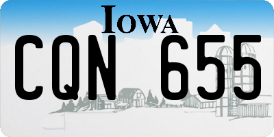 IA license plate CQN655