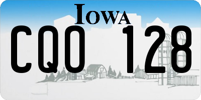 IA license plate CQO128