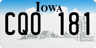 IA license plate CQO181