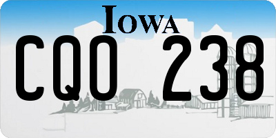 IA license plate CQO238