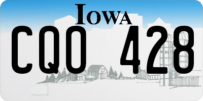 IA license plate CQO428