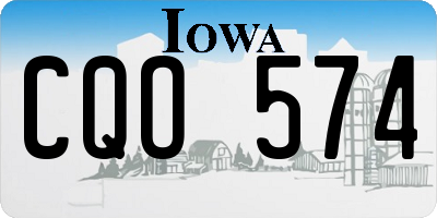 IA license plate CQO574