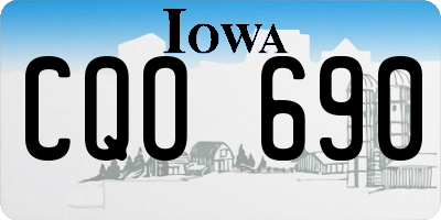 IA license plate CQO690