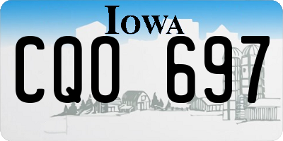 IA license plate CQO697