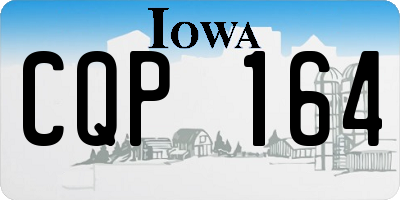 IA license plate CQP164