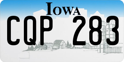 IA license plate CQP283