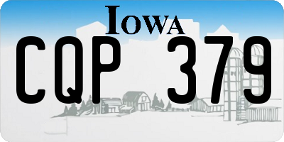 IA license plate CQP379