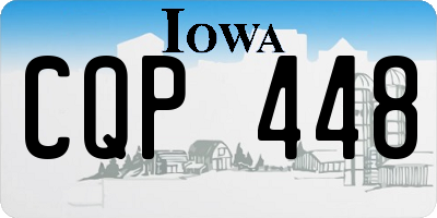 IA license plate CQP448