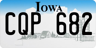 IA license plate CQP682