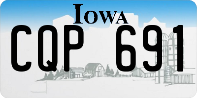 IA license plate CQP691