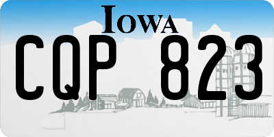 IA license plate CQP823