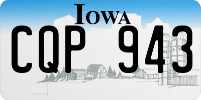 IA license plate CQP943