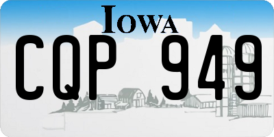 IA license plate CQP949