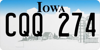 IA license plate CQQ274