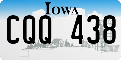 IA license plate CQQ438