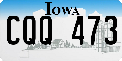IA license plate CQQ473