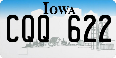 IA license plate CQQ622