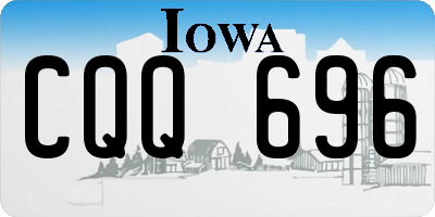 IA license plate CQQ696