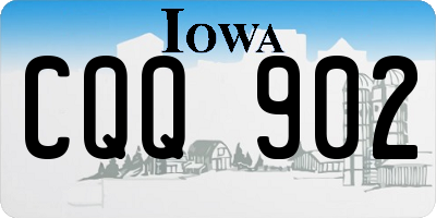 IA license plate CQQ902