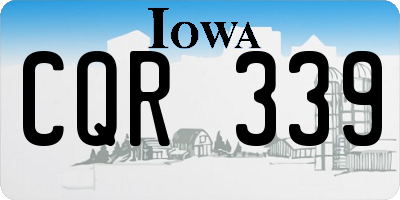 IA license plate CQR339