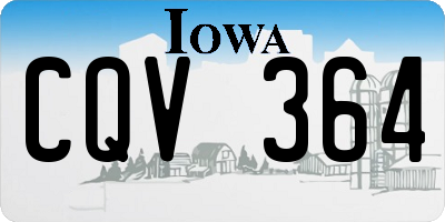 IA license plate CQV364