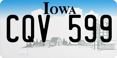 IA license plate CQV599