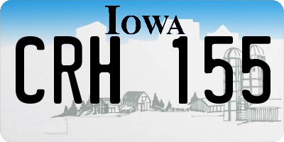 IA license plate CRH155