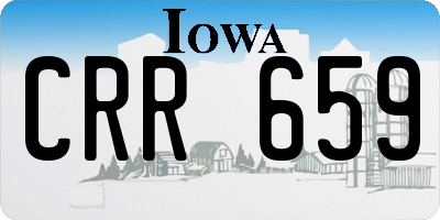 IA license plate CRR659