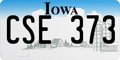 IA license plate CSE373