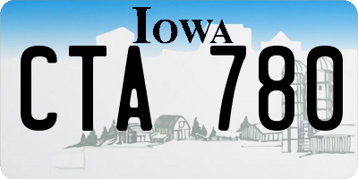 IA license plate CTA780