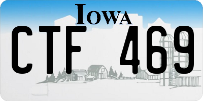 IA license plate CTF469