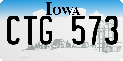 IA license plate CTG573