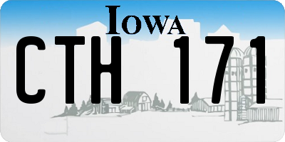 IA license plate CTH171