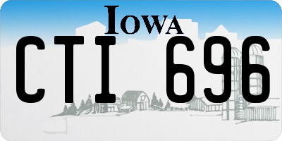 IA license plate CTI696