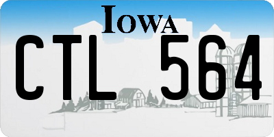 IA license plate CTL564