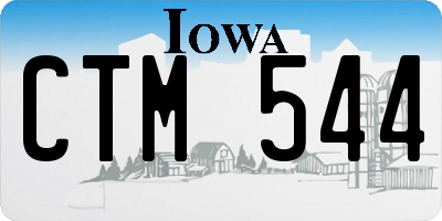 IA license plate CTM544